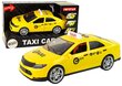 Taksi auto Lean Toys, keltainen hinta ja tiedot | Poikien lelut | hobbyhall.fi