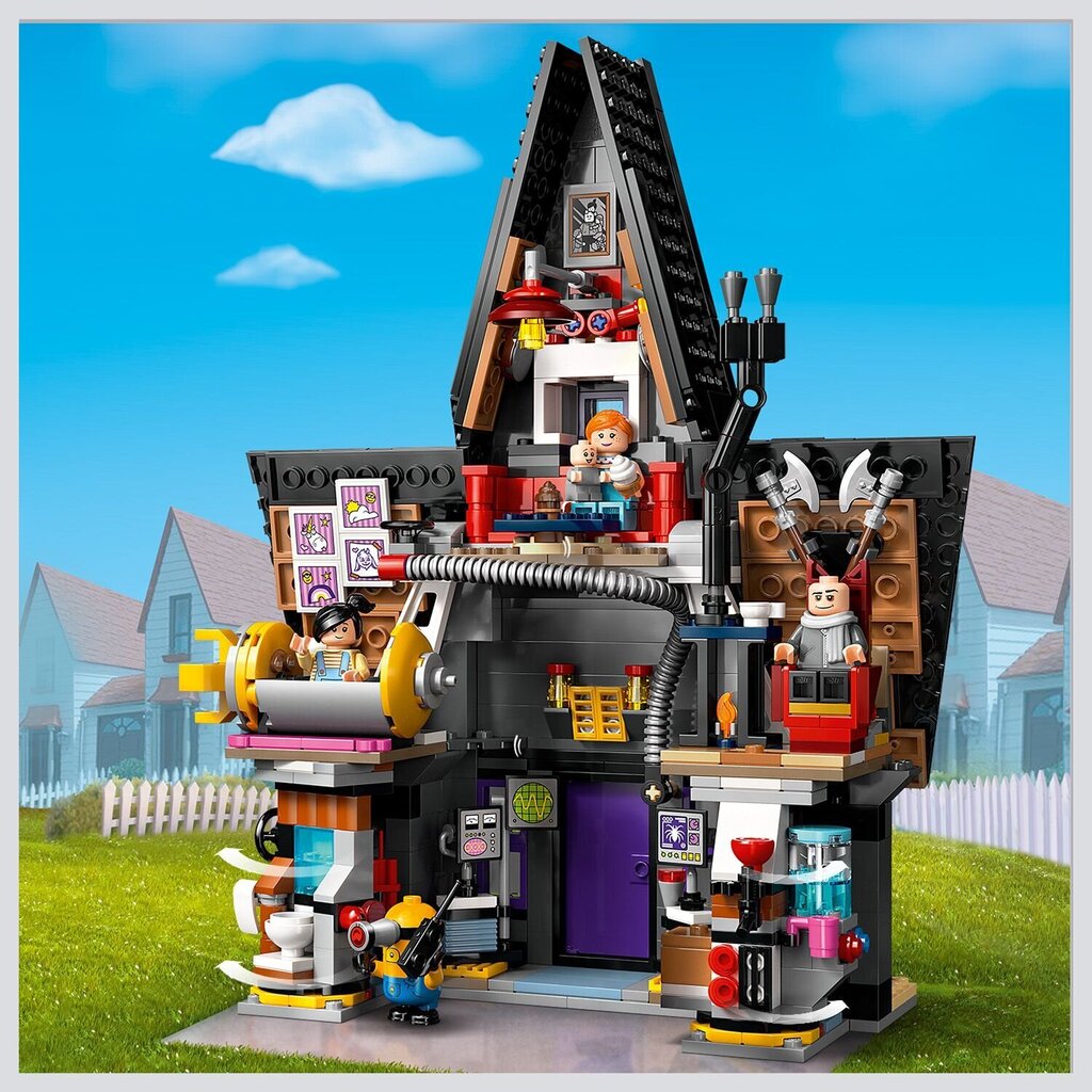 75583 LEGO® Pakalikų ja Gru perheen talo hinta ja tiedot | LEGOT ja rakennuslelut | hobbyhall.fi