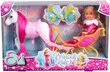 Evi Love Princess ride pieni setti nukke hevosella ja tarvikkeilla hinta ja tiedot | Tyttöjen lelut | hobbyhall.fi