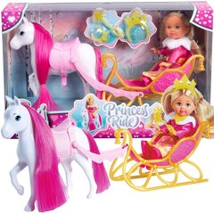 Evi Love Princess ride pieni setti nukke hevosella ja tarvikkeilla hinta ja tiedot | Tyttöjen lelut | hobbyhall.fi