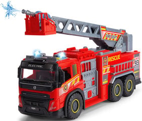 Dickie Volvo Big Red Fire Engine suuri pelastusauto 51cm valo ääni hinta ja tiedot | Poikien lelut | hobbyhall.fi