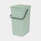 Brabantia lajittelu roskakori, 16 l, Jade Green hinta ja tiedot | Roska-astiat | hobbyhall.fi