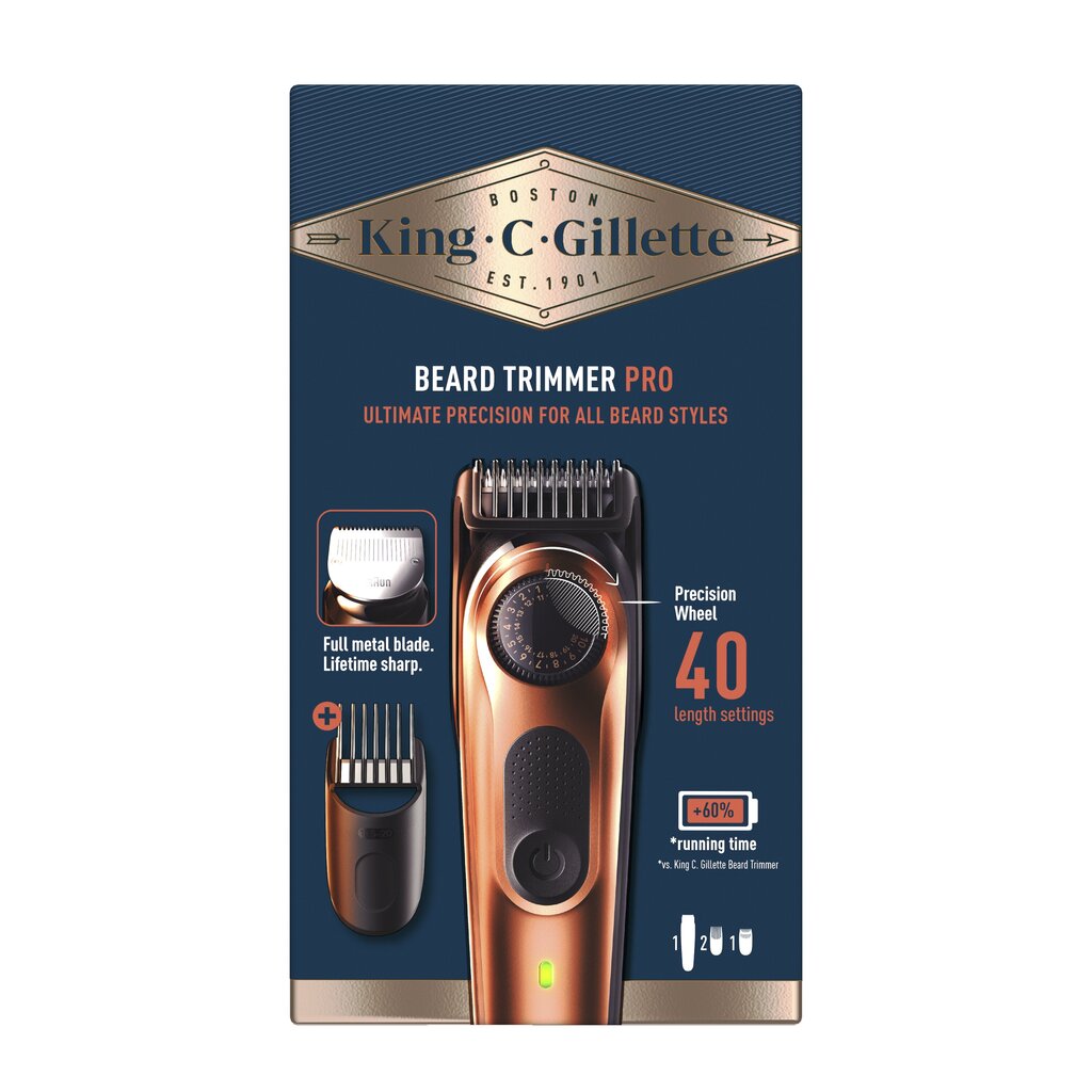 King C. Gillette partakone Pro hinta ja tiedot | Parranajokoneet | hobbyhall.fi