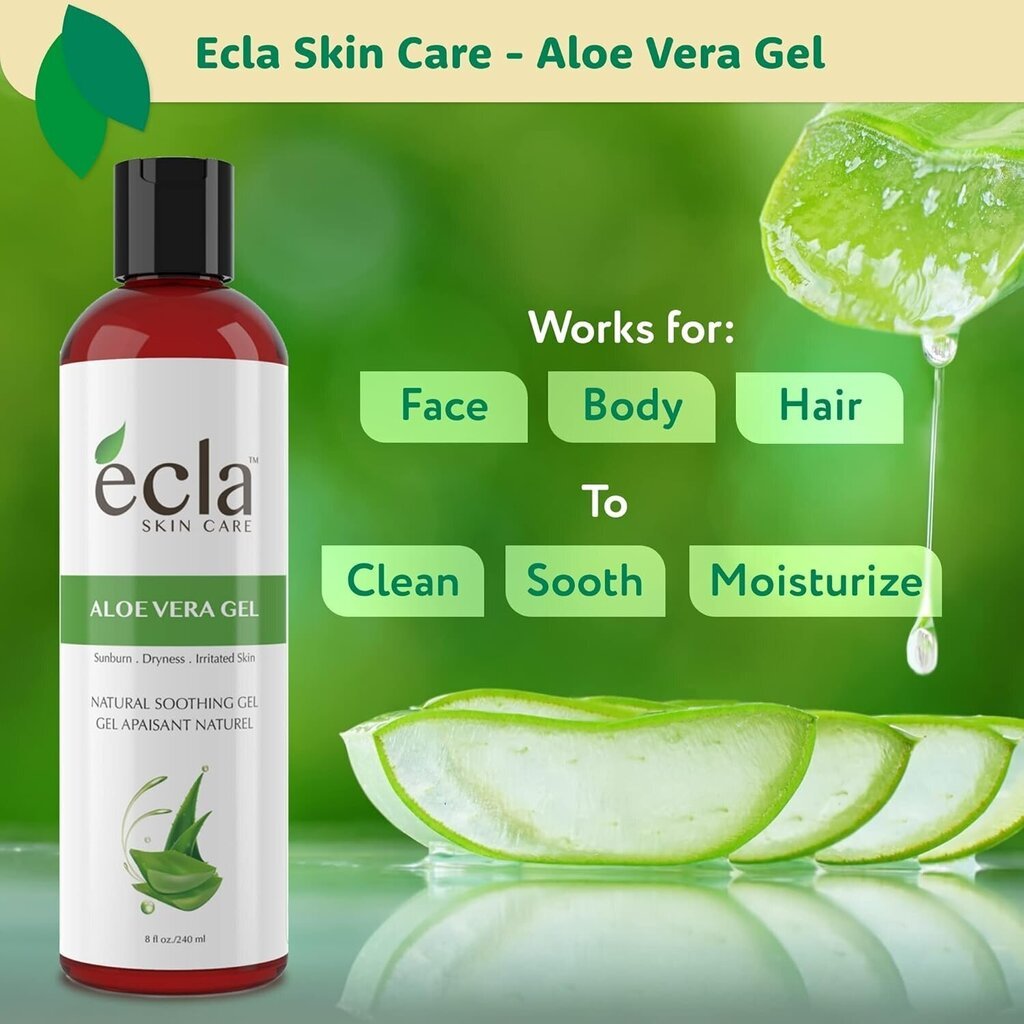 Ecla SKIN CARE Aloe Vera Geeli, 240 ml hinta ja tiedot | Vartalovoiteet ja -emulsiot | hobbyhall.fi