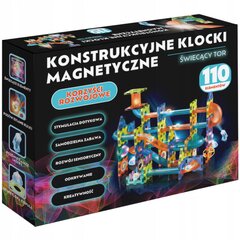 Magneettinen rakennussetti 110 kpl hinta ja tiedot | Poikien lelut | hobbyhall.fi