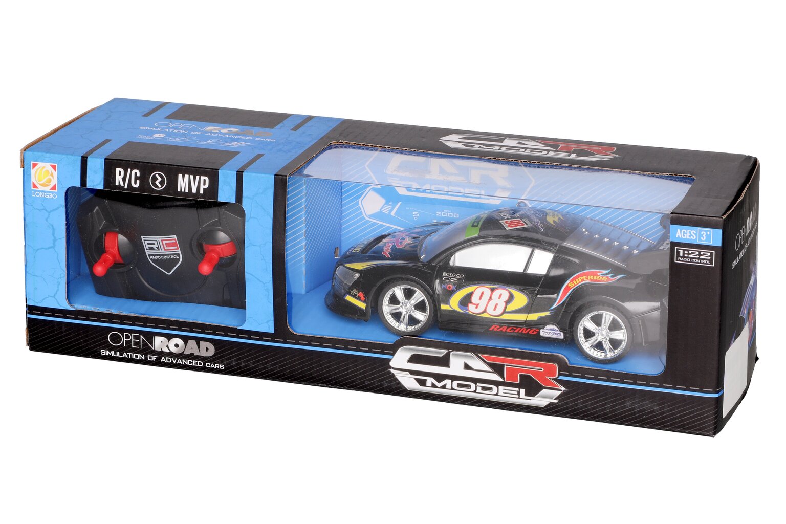 Radio-ohjattu kilpa-auto Tammer 1:24 hinta ja tiedot | Poikien lelut | hobbyhall.fi