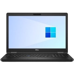 Dell Latitude 5591|Intel® Core™ i7-8850H (6C/12T, 2.6-4.3 GHz, 9MB)|24 GB|15.6 FHD AG|256GB SSD|Wi-Fi + BT 5.0|Windows 11 Pro|Atnaujintas/Renew hinta ja tiedot | Kannettavat tietokoneet | hobbyhall.fi