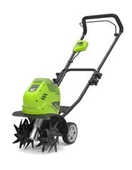 Ohjausaisa Greenworks G40TL hinta ja tiedot | Nurmikon ilmaajat ja jyrsimet | hobbyhall.fi