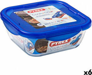 Pyrex-ruokapakkaussarja, 6 kpl. hinta ja tiedot | Elintarvikkeiden säilytysastiat | hobbyhall.fi