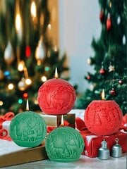 1 kpl Joulukynttilän silikonimuotti Käsintehdyt 3D Xmas Ball Aromaterapia kynttilän muotti Tee itse epoksihartsi askartelutyökalu kotiin lahja-joulu hinta ja tiedot | Jouluvalot | hobbyhall.fi