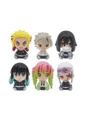 6 kpl Style Q Demon Slayer toimintafiguuri 5cm hinta ja tiedot | Pienoismallit | hobbyhall.fi