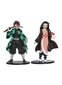 2 kpl Demon Slayer PVC Action Figures Tanjirou Nezuko Anime Kimetsu no Yaiba Figurine Model Toy hinta ja tiedot | Pienoismallit | hobbyhall.fi