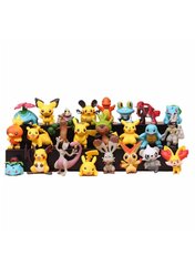 24 kpl 4-5cm Pikachu Anime Lelut Sarjakuva Anime pokemon Action Figure hinta ja tiedot | Pienoismallit | hobbyhall.fi