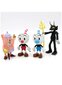 6 kpl 9cm PVC Game Model Cuphead Anime toimintafiguurit setti hinta ja tiedot | Pienoismallit | hobbyhall.fi