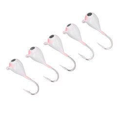 5 kpl Pilkkimisjigs Kit Outdoor Pilkkiminen Ahvenkoukut Talvikalastus Uistimet Pinkki 5MM hinta ja tiedot | Ongenkoukut | hobbyhall.fi