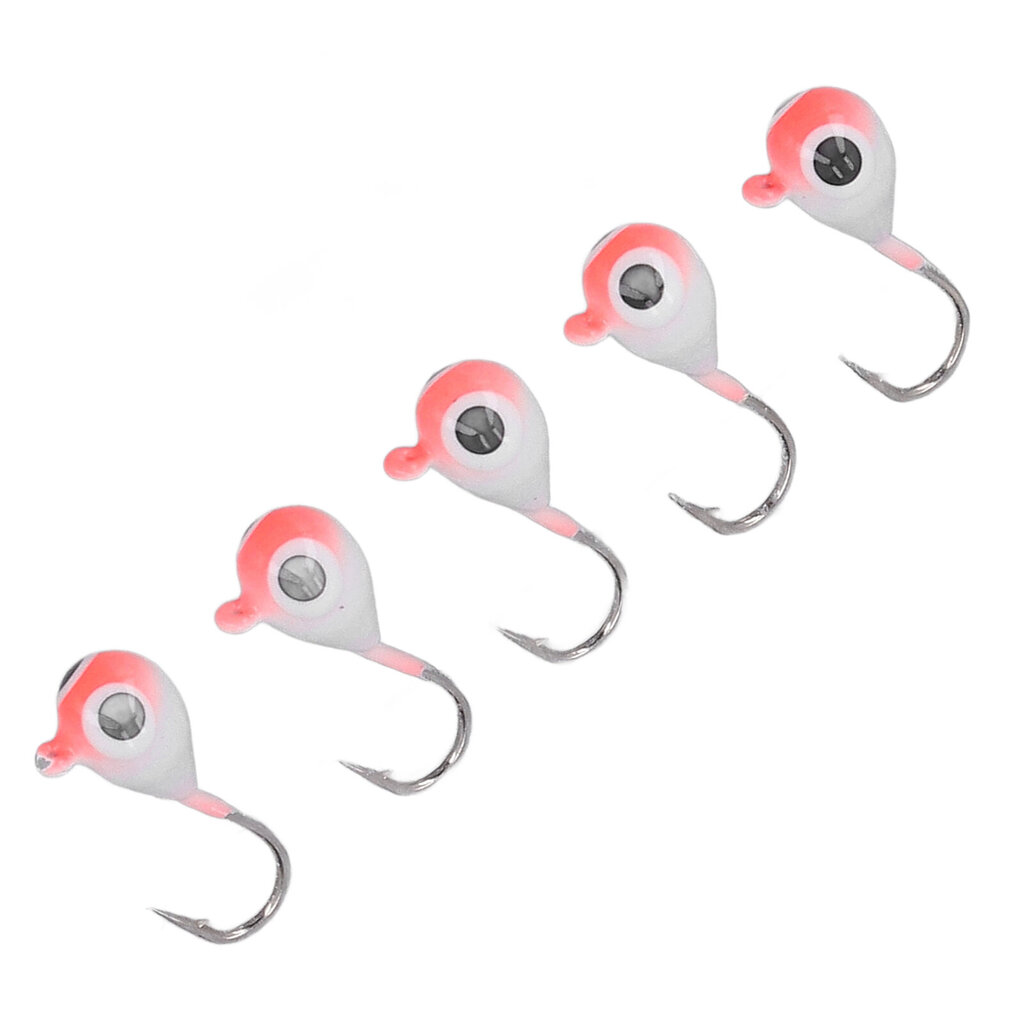 5 kpl Pilkkimisjigs Kit Outdoor Pilkkiminen Ahvenkoukut Talvikalastus Uistimet Pinkki 5MM hinta ja tiedot | Ongenkoukut | hobbyhall.fi