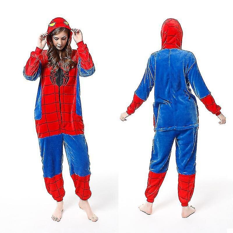 Hämähäkkimies Onesie Unisex aikuiset Cosplay puku eläin pyjama Kigurumi puku unipuvut hinta ja tiedot | Yöasut ja pyjamat | hobbyhall.fi