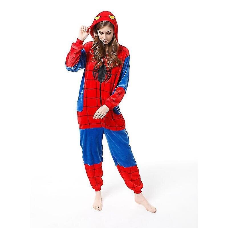 Hämähäkkimies Onesie Unisex aikuiset Cosplay puku eläin pyjama Kigurumi puku unipuvut hinta ja tiedot | Yöasut ja pyjamat | hobbyhall.fi