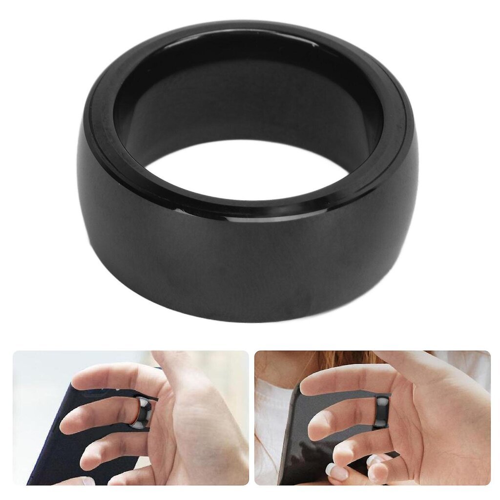 R4 Smart Ring vedenpitävä keraaminen Nfc-sormus IOS:lle Android-puhelimille Miehille Naisille hinta ja tiedot | Älykellot | hobbyhall.fi