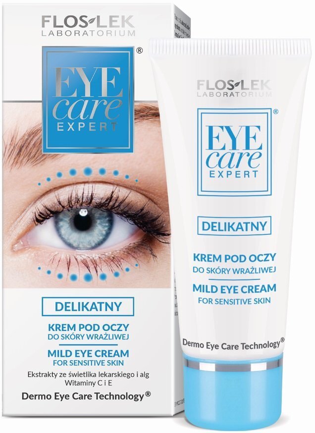 Floslek Eye Care Expert silmänympärysvoide herkälle iholle 30 ml hinta ja tiedot | Silmänympärysvoiteet ja seerumit | hobbyhall.fi