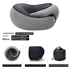 Kannettava Memory Foam -matkatyyny U-muotoinen säädettävä niskatuki rikkinäisille ratapölkyille Polyesteri/puuvilla materiaali vaaleanpunainen hinta ja tiedot | Tyynyt | hobbyhall.fi