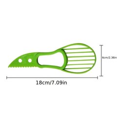 Creative Avocado Cutter Sheavoin kuorintakone Pitaya Kiwi Erikoisveitsi muovin leikkaamiseen 1 kpl Koko Väriperhe hinta ja tiedot | Keittiövälineet | hobbyhall.fi