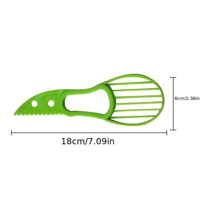 Creative Avocado Cutter Sheavoin kuorintakone Pitaya Kiwi Erikoisveitsi muovin leikkaamiseen 1 kpl Koko Väriperhe hinta ja tiedot | Keittiövälineet | hobbyhall.fi