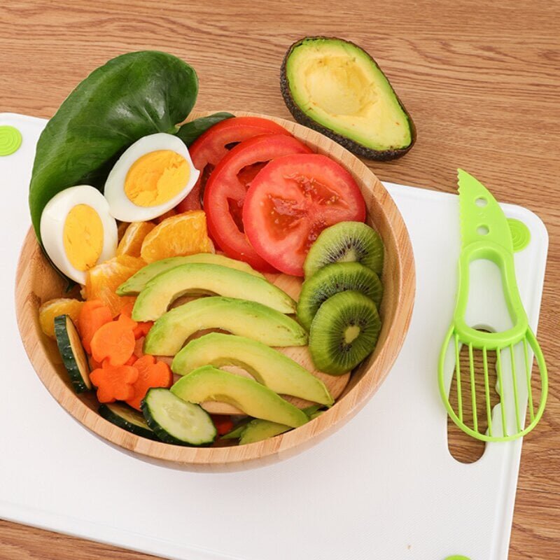 Creative Avocado Cutter Sheavoin kuorintakone Pitaya Kiwi Erikoisveitsi muovin leikkaamiseen 1 kpl Koko Väriperhe hinta ja tiedot | Keittiövälineet | hobbyhall.fi