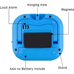 Keittiöajastin, pöytäajastin, kovaääninen hälytys, keittiöajastin, sekuntikello ja keittiökello hinta ja tiedot | Askelmittarit, sykemittarit ja sekuntikellot | hobbyhall.fi