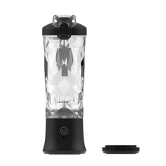 Kannettava tehosekoitin pirtelöille ja smoothieille, 600 ml 4000 mAh minisekoitin 6 terällä ja 3D-siveltimellä, USB-ladattava monitoimitehosekoitin hedelmille, vihanneksille, matkoille, retkeilyyn, 1 kpl sininen hinta ja tiedot | Sauvasekoittimet ja silppurit | hobbyhall.fi