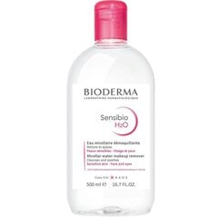 Misellivesi Bioderma Sensibio H2O 500 ml hinta ja tiedot | Kasvojen puhdistusaineet | hobbyhall.fi