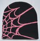 Y2K Knit Hat Spider Web Ratsastus Ulkoilu Urheilu Muoti Hattu Naiset Miehet hinta ja tiedot | Naisten päähineet | hobbyhall.fi