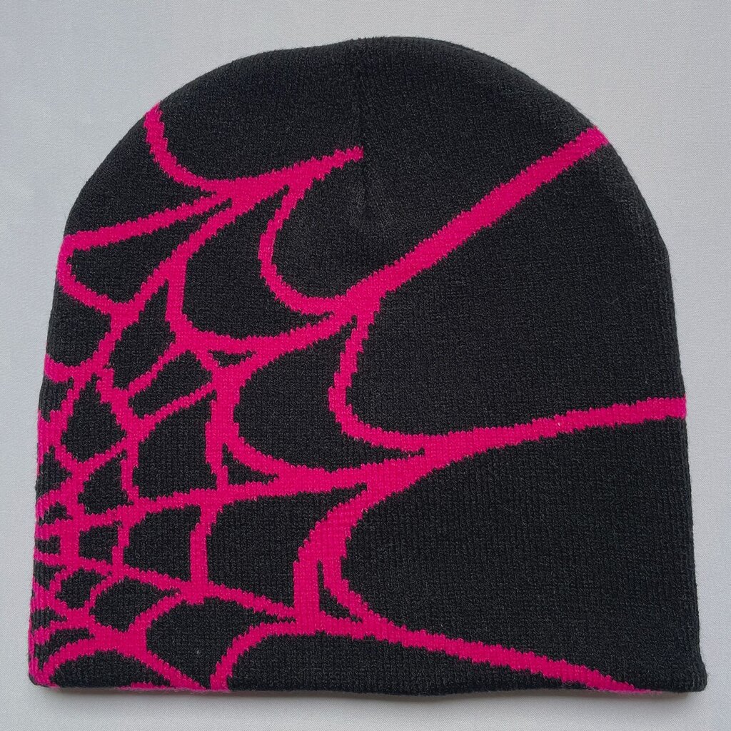 Y2K Knit Hat Spider Web Ratsastus Ulkoilu Urheilu Muoti Hattu Naiset Miehet hinta ja tiedot | Naisten päähineet | hobbyhall.fi