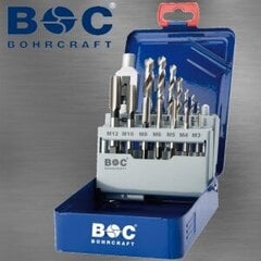 Ruuvisarja BOHRCRAFT M3-M12+ Drill+ Holder (15 kpl) hinta ja tiedot | Käsityökalut | hobbyhall.fi