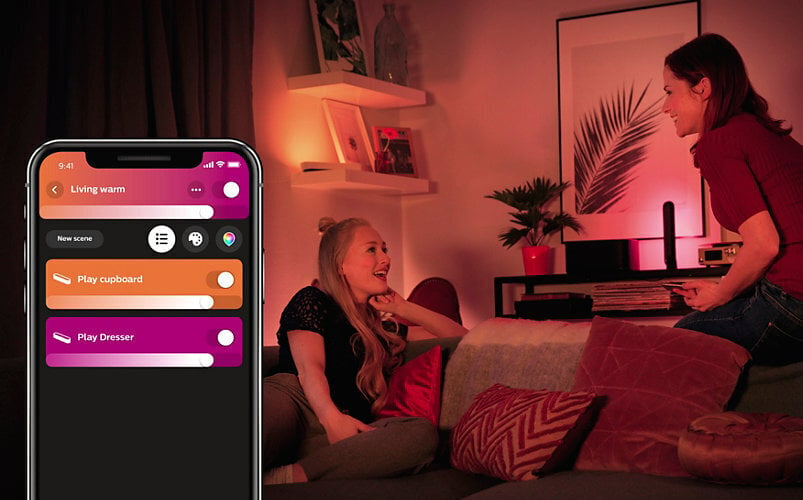 Philips Hue Play valopalkki tuplapakkaus (musta) hinta ja tiedot | LED-valonauhat | hobbyhall.fi