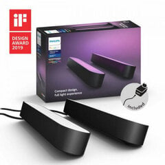 Philips Hue Play valopalkki tuplapakkaus (musta) hinta ja tiedot | LED-valonauhat | hobbyhall.fi