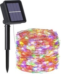 Solar String Lights, Garden Lights (120 LED 8 Modes) 12M / 39ft, ulkokäyttöön vedenpitävä aurinkolamppu, vedenpitävä koristeltu valo jouluksi, häiksi, juhliin, kotiin hinta ja tiedot | Jouluvalot | hobbyhall.fi