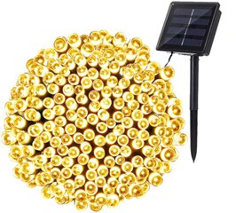 Solar String Lights, 20m 200 LEDs Vedenpitävä 8 valaistustilaa (lämmin valkoinen) [Energialuokka A+++] hinta ja tiedot | Jouluvalot | hobbyhall.fi