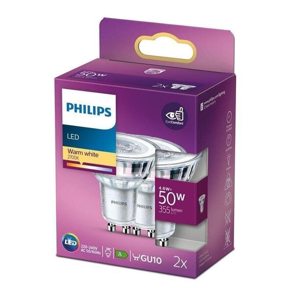 LED lamppu Philips / GU10, 4.6W, 355 lm