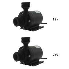 12V 800L/h Mini upotettava vesipumppu harjaton moottori jäähdytysjärjestelmään Vesikiertoinen akvaariosuihkulähde hinta ja tiedot | Puutarhapumput | hobbyhall.fi