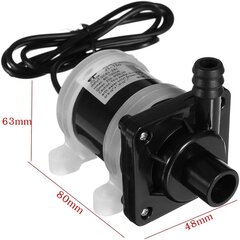 DC 12v 700L/H Akvaariovesipumppu Hiljainen kiertovesiuppoilmastin Happi-ilmapumppu hinta ja tiedot | Puutarhapumput | hobbyhall.fi