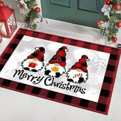 Jouluinen ovimatto Merry Christmas gnomes, eCarla, 60x90cm hinta ja tiedot | Ovimatot | hobbyhall.fi