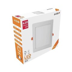 Kattovalaisin Avide LED 6W 4000K, 116 x 116mm, neliö hinta ja tiedot | Upotettavat valaisimet ja LED-valaisimet | hobbyhall.fi