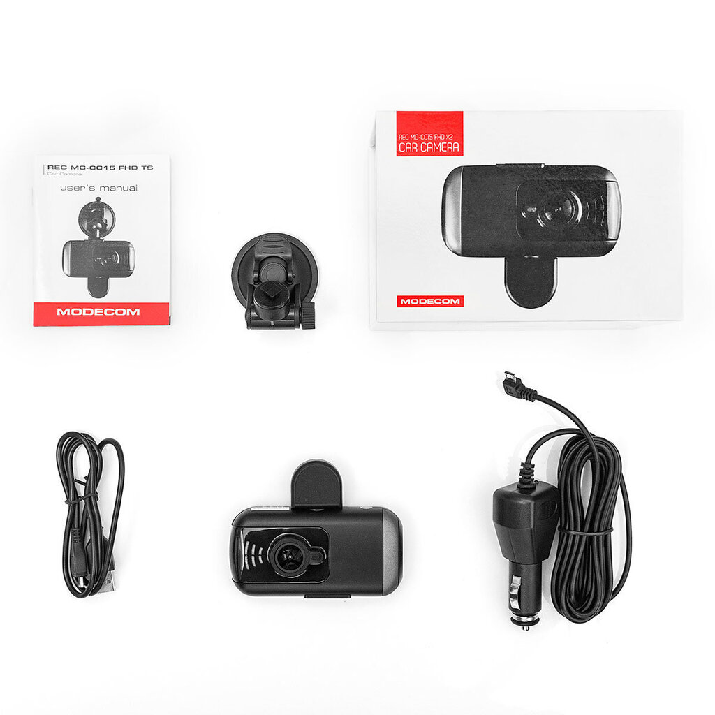 MODECOM MC-CC15 FHD X2, musta hinta ja tiedot | Autokamerat | hobbyhall.fi