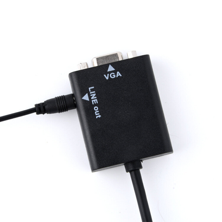 HDMI uros VGA naaras audiokaapeli sovitin uros HDMI - VGA tietokone teräväpiirto matkapuhelin näytettäväksi hinta ja tiedot | USB-sovittimet äänentoistoon | hobbyhall.fi