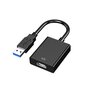 USB-HDMI-naarasmuuntimen sovitinkaapeli kannettavan tietokoneen projektorille hinta ja tiedot | Tekstiilijohdot ja sähköliittimet | hobbyhall.fi