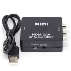 HDMI-AV-ääni-videomuunnin digiboksi vanhaan televisioon teräväpiirto HDMI 2AV -muunnin hinta ja tiedot | USB-sovittimet äänentoistoon | hobbyhall.fi