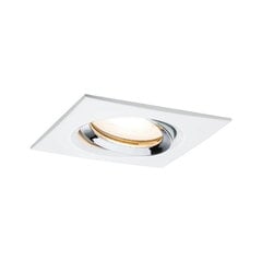 LED valaisin Paulmann Nova Plus IP65 neliö 93 mm 30 ° GU5, 3/GU10. 35 W matta valkoinen/kromi hinta ja tiedot | Upotettavat valaisimet ja LED-valaisimet | hobbyhall.fi