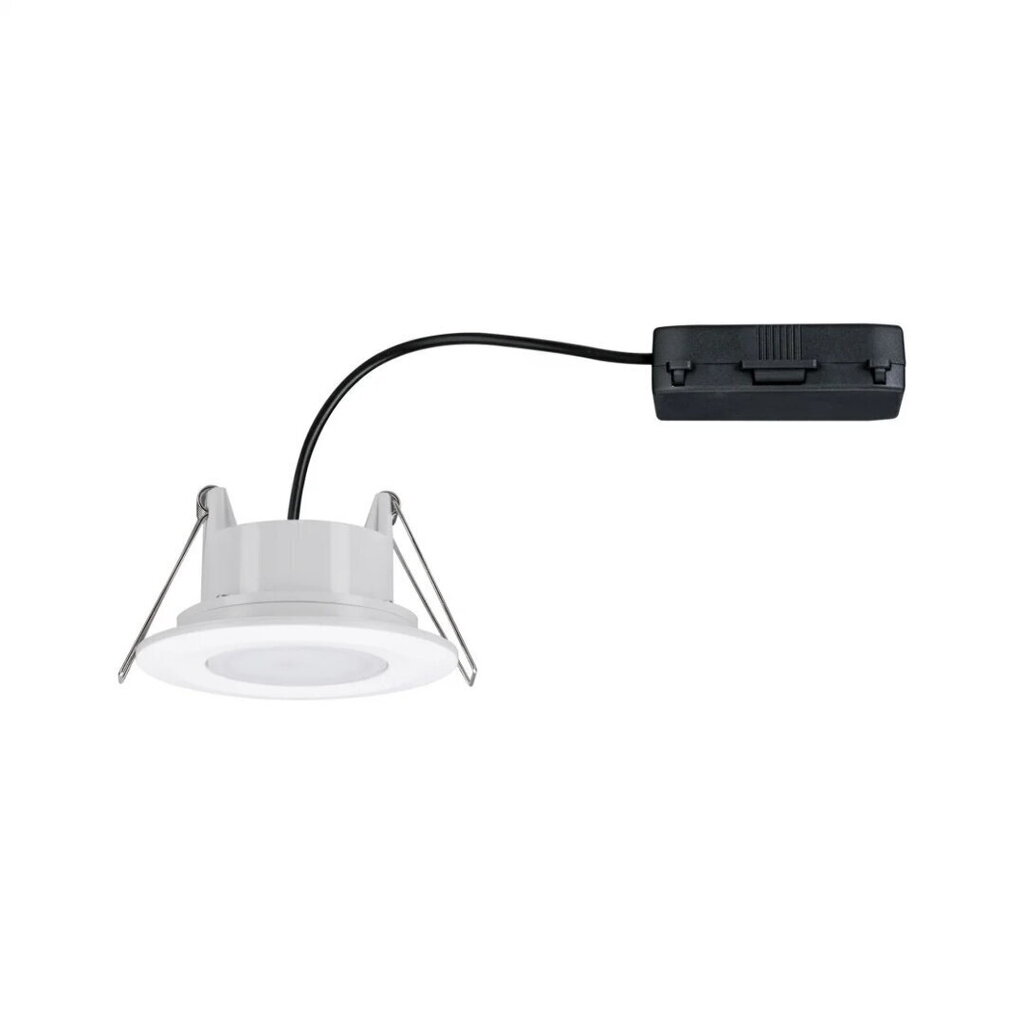 LED valaisin Paulmann Calla IP65 pyöristettynä 90mm 30° 6W 680lm 230V 4000K valkoinen matta hinta ja tiedot | Upotettavat valaisimet ja LED-valaisimet | hobbyhall.fi