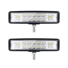 6" moottoripyörän LED-ajovalo Led työvalotraktori 2 rivi 9-36V 120W 12000LM 6000K yhdistelmä kohdevalo + valonheitin LED-palkki Off-road Led -ajovalo 4x4 LED-valotyynyt kuorma-autoihin SUV-moottoripyörä hinta ja tiedot | Sähköiset lisätarvikkeet | hobbyhall.fi